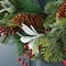 Glitzhome® 24" Christmas Pinecone, Leaf & Berry Wreath